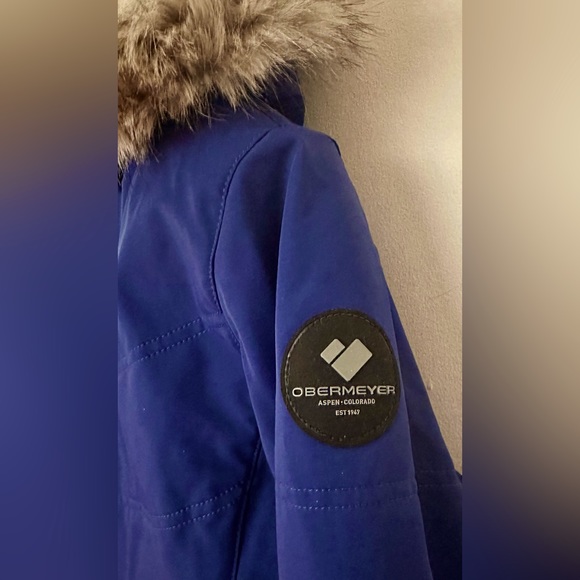 NWTs Obermeyer Tuscany Elite Insulated Ski Jacket. Navy. Sz. 4 - Picture 2 of 16